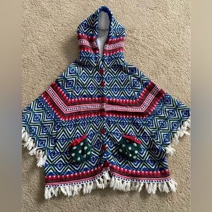 Matilda Jane girls poncho size 10